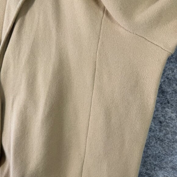 Lauren Ralph Lauren Tan Lagenlook Cotton Lightweight Knit Womens Blazer Size 3X - Picture 12 of 16